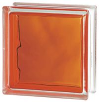 Glasblok Oranje